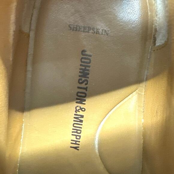 Johnston and Murphy Sheepskin Campbell Wingtip Ankle Boots Men sz 8 main image 3